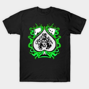 Ace of spades green T-Shirt